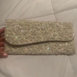 Beaded Clutch! Perfect bridal clutch